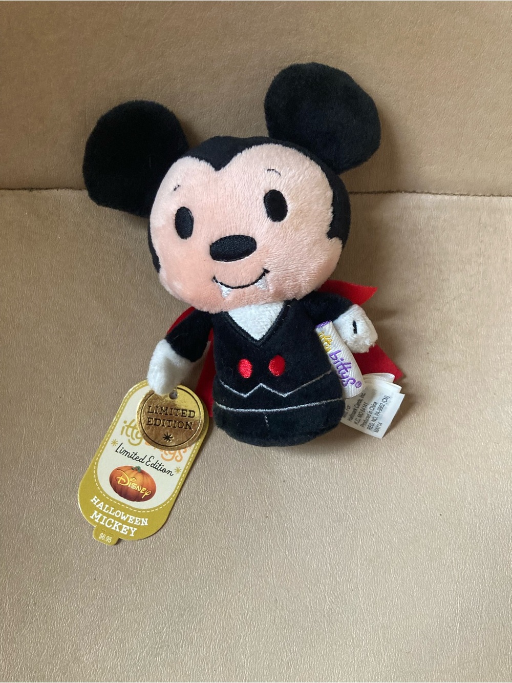 Hallmark for Disney Itty Bitty Vampire Mickey Plush